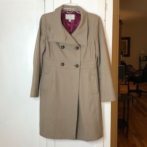 Warm and Cozy Stovepipe Taupe Peacoat